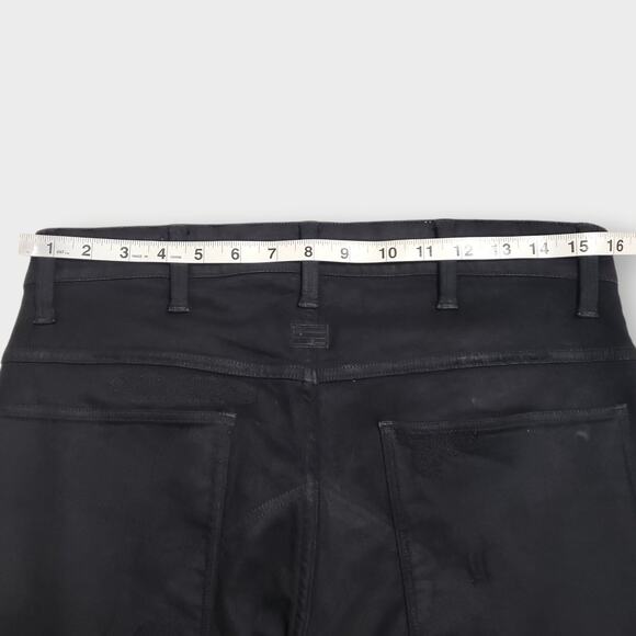 G-Star Raw 5620 3D Zip Knee Super Slim Jeans Black Sz 32x32 Grunge Goth Moto - Picture 12 of 15